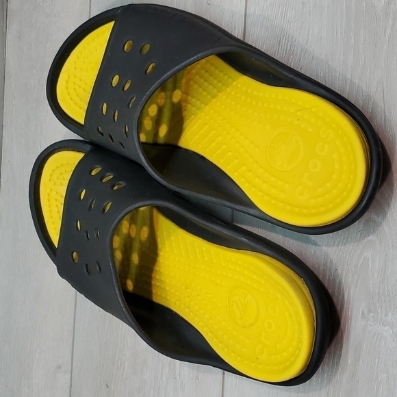 Crocs Mens Outdoor Rubber Sandals Flip flip shoes sz 13 - Picture 11 of 11